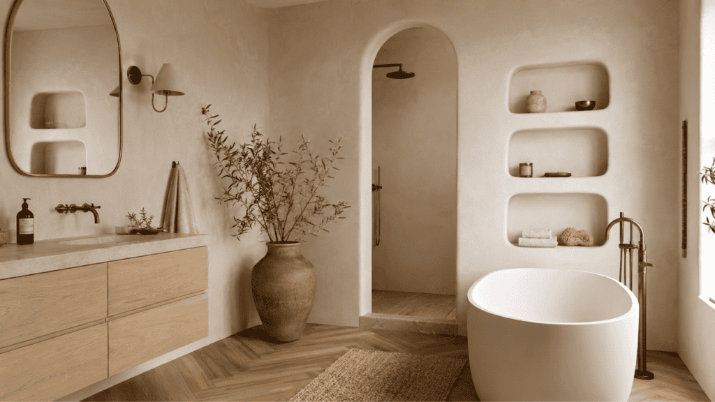 Earth Tone Bathroom Designs
