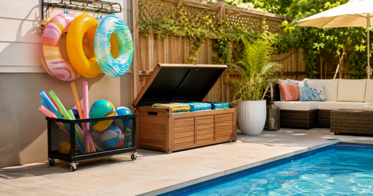 Pool Float Storage Ideas