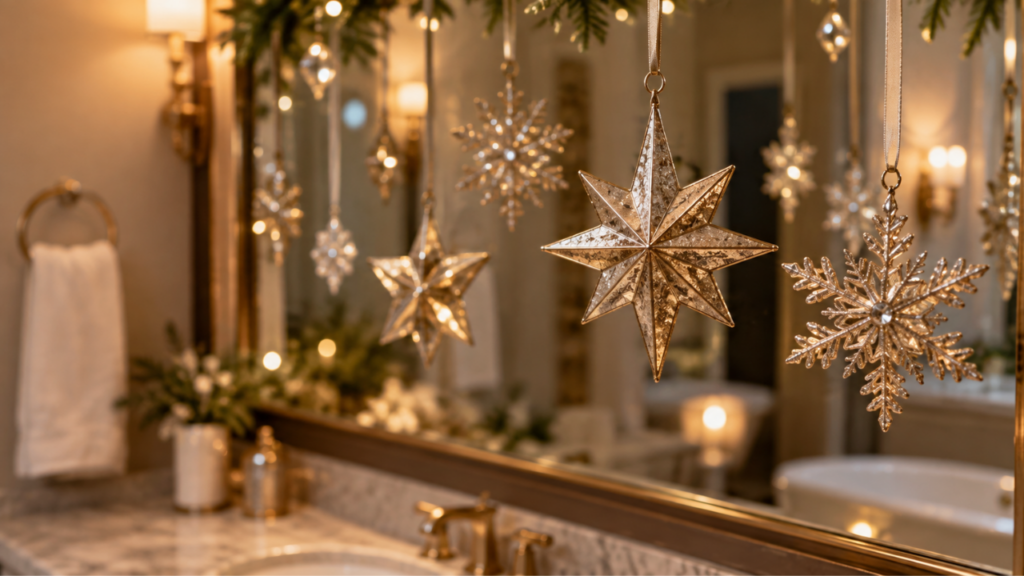 Hanging Stars And Snowflakes