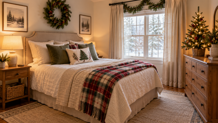 Guest Bedroom Christmas Decor Ideas For A Cozy And Comfortable Stay