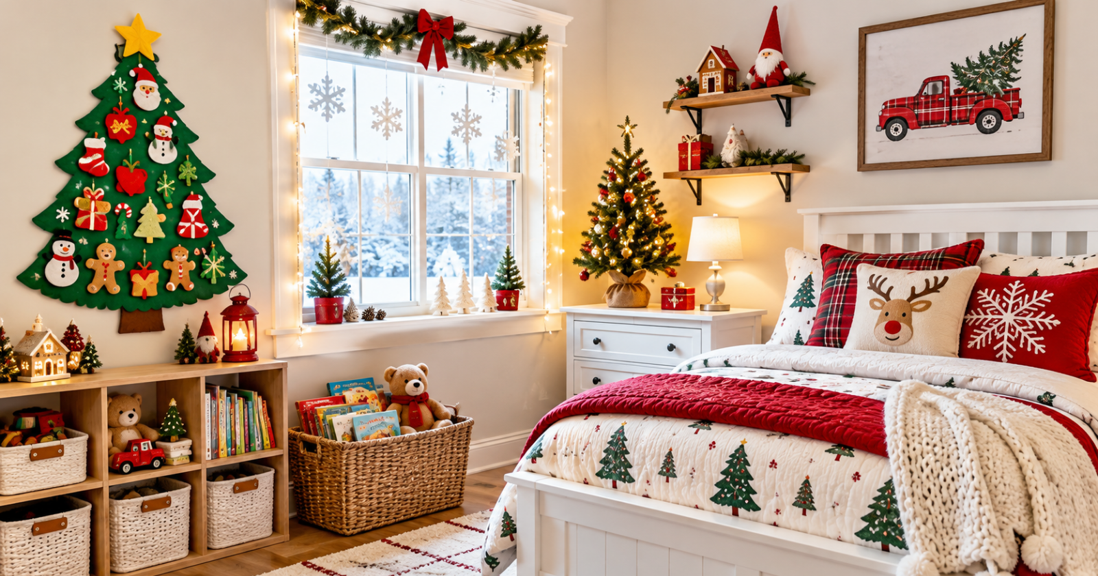 Kids Room Christmas Decor Ideas That Are Fun And Easy